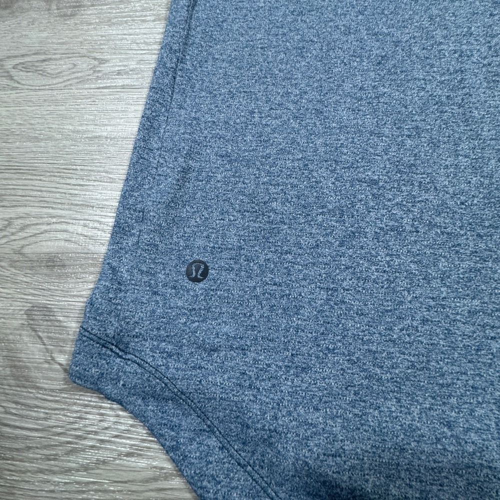 Lululemon Men's Shirt Metal Vent Tech LA Clippers Blue Heathered Size XL - Picture 5 of 6